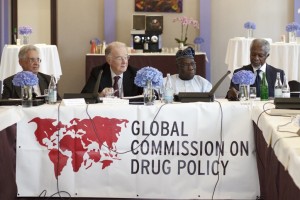 Fernando Henrique Cardoso, Jorge Sampaio, Olusengun Obasanjo and Kofi Annan - GCDP/Rebecca Bowring